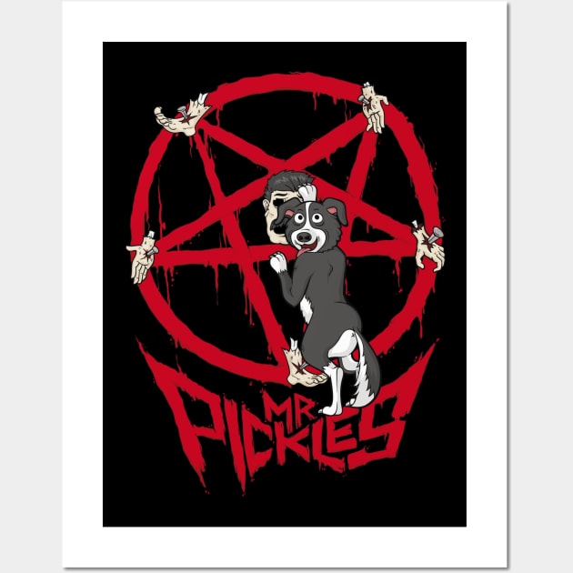 Mr Pickles Pentagram Sticker 