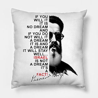 Theodor Herzl Pillow