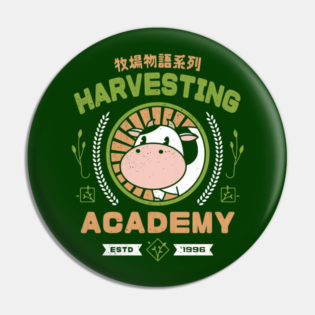 Kawaii Harvesting Academy Emblem Pin by Lagelantee