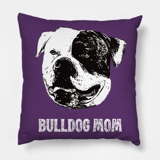 American Bulldog Mom Bulldog Graphic Pillow