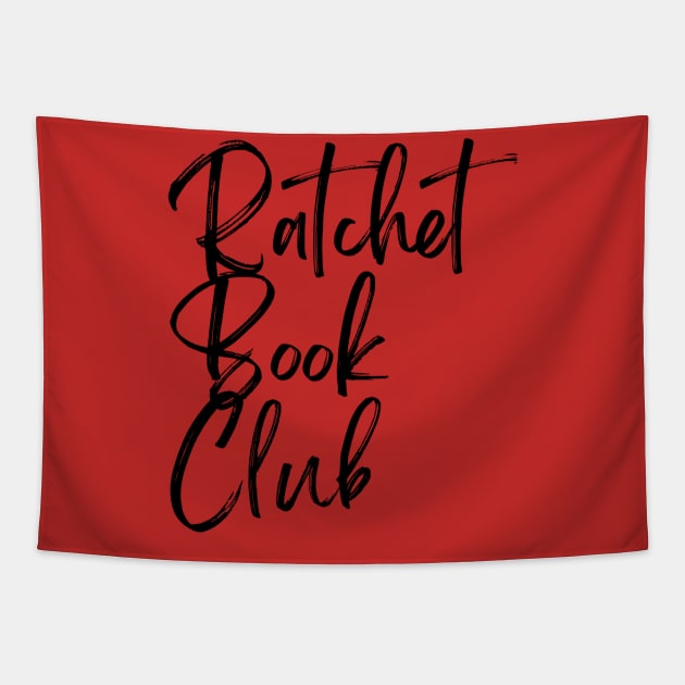 Ratchet Book Club Logo Tapestry by Single_Simulcast