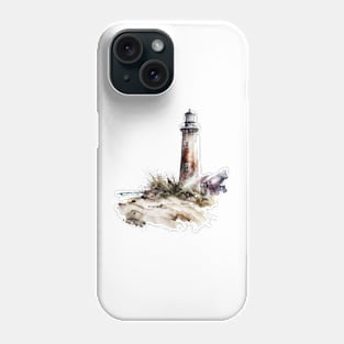 Lighthouse Watercolor - Original Artwork Phone Case