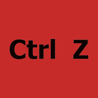 Ctrl Z T-Shirt