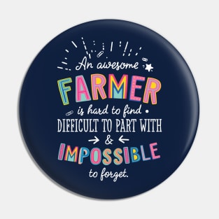 An awesome Farmer Gift Idea - Impossible to Forget Quote Pin