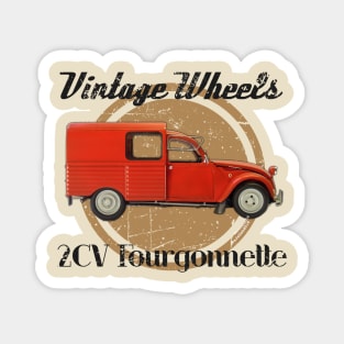 Vintage Wheels - Citroën 2CV Fourgonnette Magnet