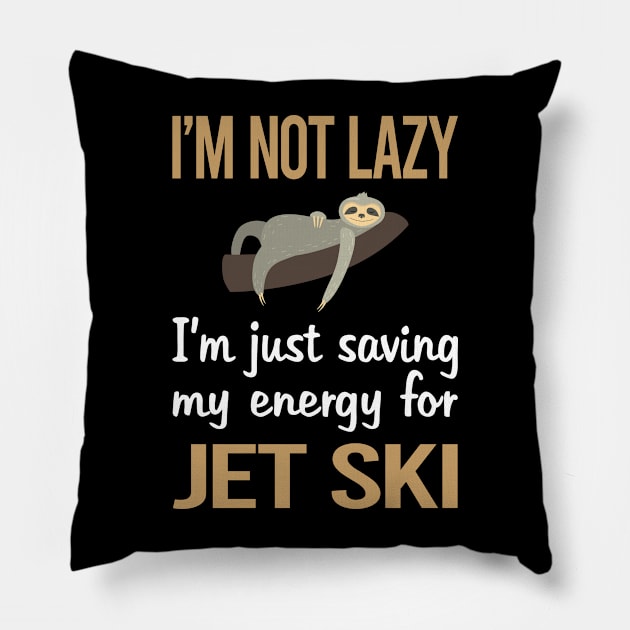 Saving Energy Jet Ski Pillow by lainetexterbxe49