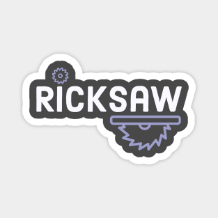 Ricksaw Logo (New!) Magnet