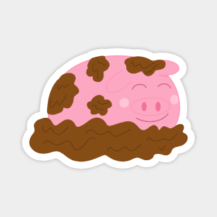 Muddy Pig Magnet