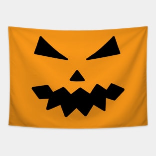 Evil Pumpkin Carving Tapestry