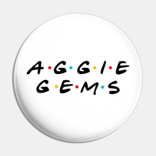 Custom Design for Aggie Gems 2 Pin