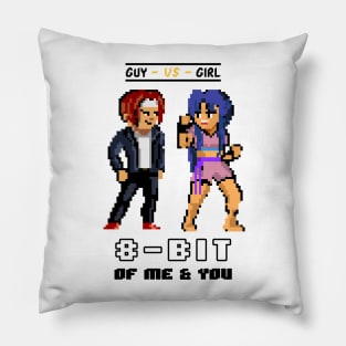 8 Bit of me and you Pillow