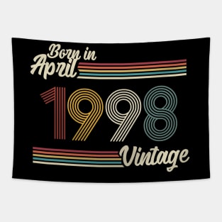 Vintage Born In April 1998 Tapestry