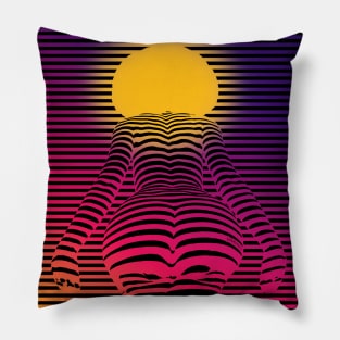 Sun Salutation for the Sun Goddess Pillow