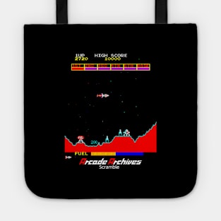 Mod.4 Arcade Scramble Space Invader Video Game Tote