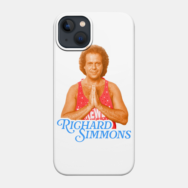 Richard Simmons ))(( Retro Fitness Icon Design - Richard Simmons - Phone Case