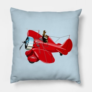 Cartoon plane Pillow