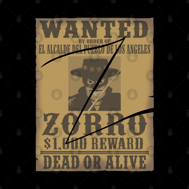 Wanted: Zorro by detective651