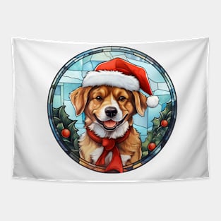 Santa Dog Tapestry