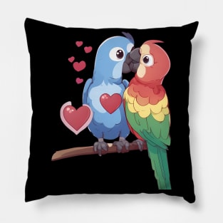 Tropical Bird Pillow