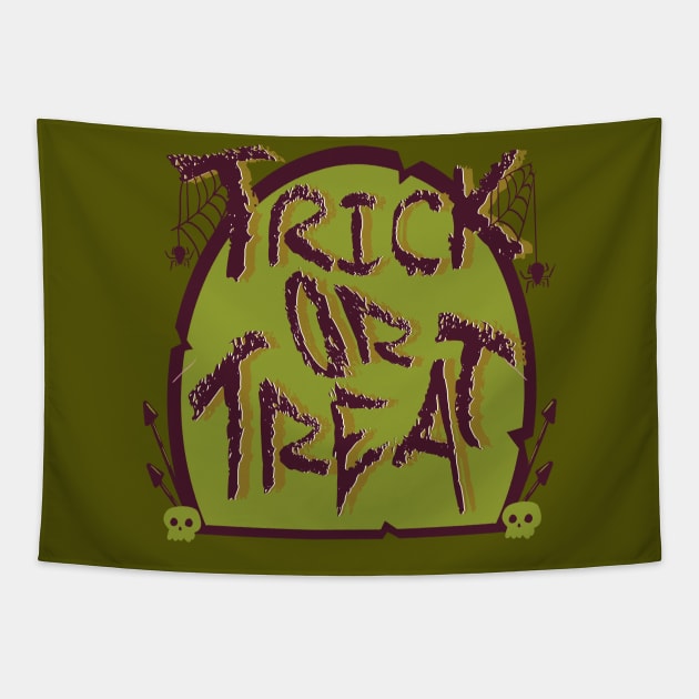 Creepy Halloween Tapestry by Xatutik-Art