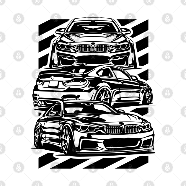 M4 Coupe Stance F82 Germany sport T shirt sticker by dygus