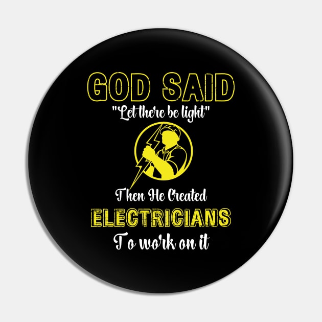 Electrician Pin by Xtian Dela ✅