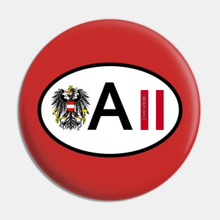 Austria car country code Pin