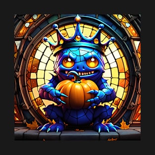 Halloween Monster Stained Glass T-Shirt