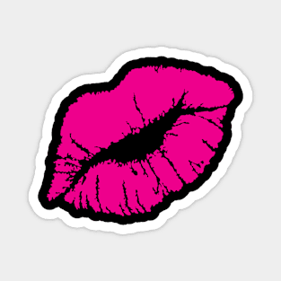 KISSING LIPS-PURE MAGENTA Magnet