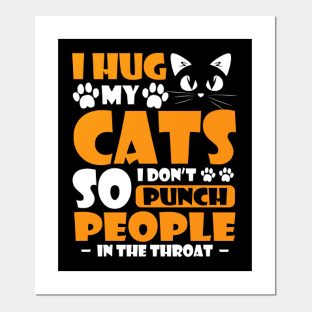 Funny Cat Lovers Kitten Kitty Fan Club I Hug My Cat Costume