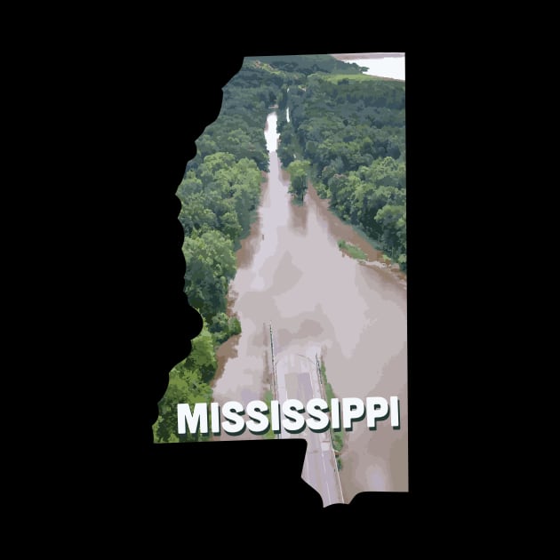 Mississippi state design / Mississippi lover / Mississippi river gift idea / Mississippi home state by Anodyle