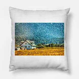 House In The Mountains Pillow