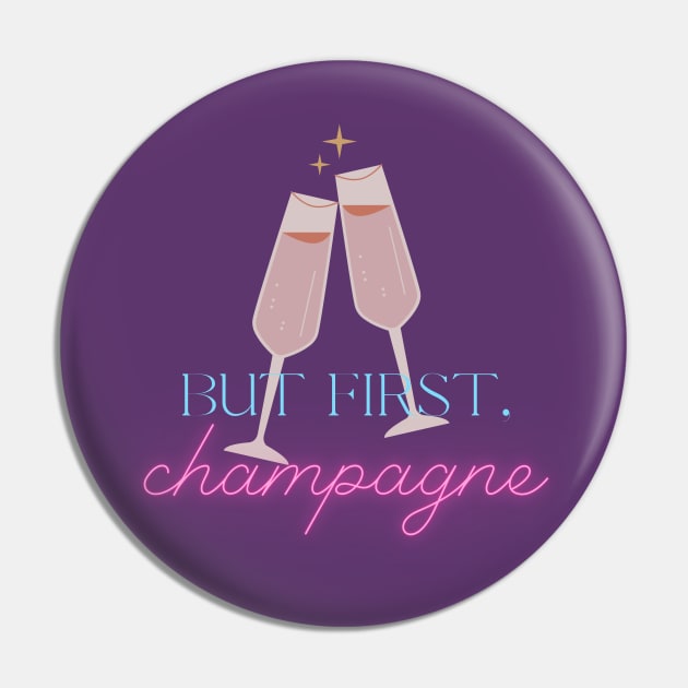 But first, champagne! Pin by Life Happens Tee Shop