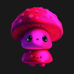 Hot Pink Mushies T-Shirt