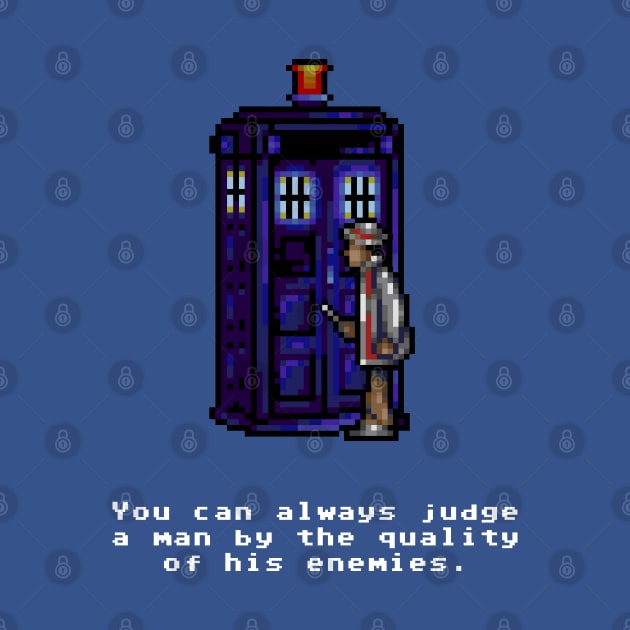 Time and Relative Pixels: Seventh Doctor by RiottDesigns