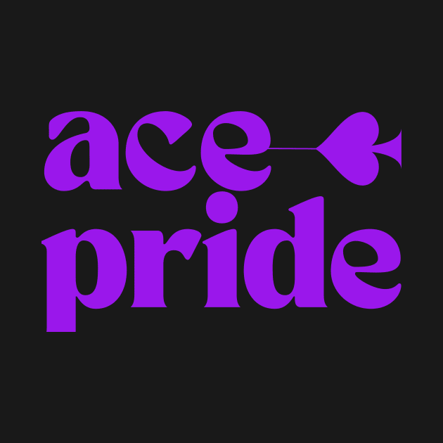 Purple Ace of Spades asexual pride by LazyBunny