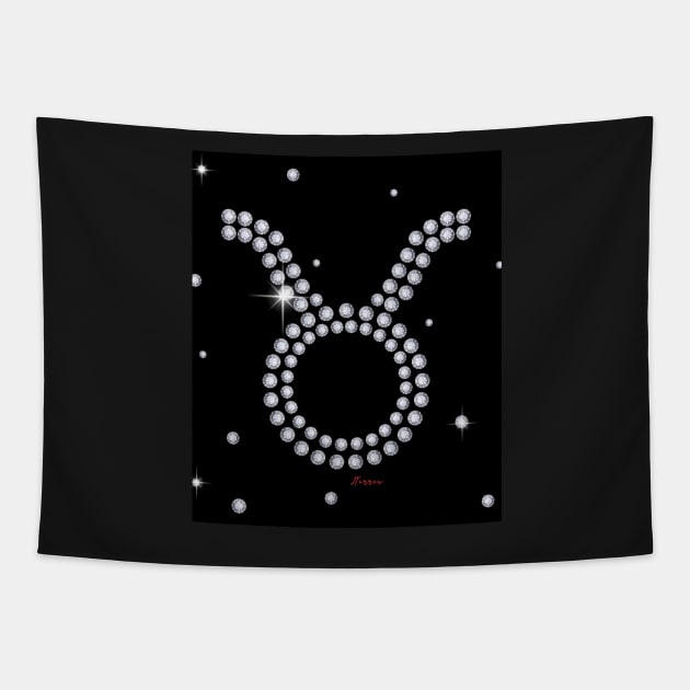 Taurus Diamonds Tapestry by LibrosBOOKtique