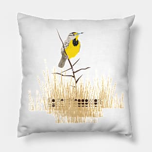 Eastern Meadowlark Pillow