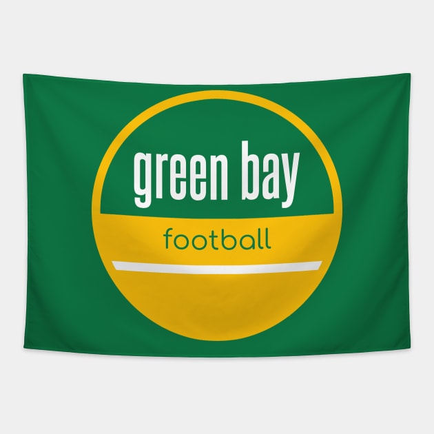 green bay packers football Tapestry by BVHstudio