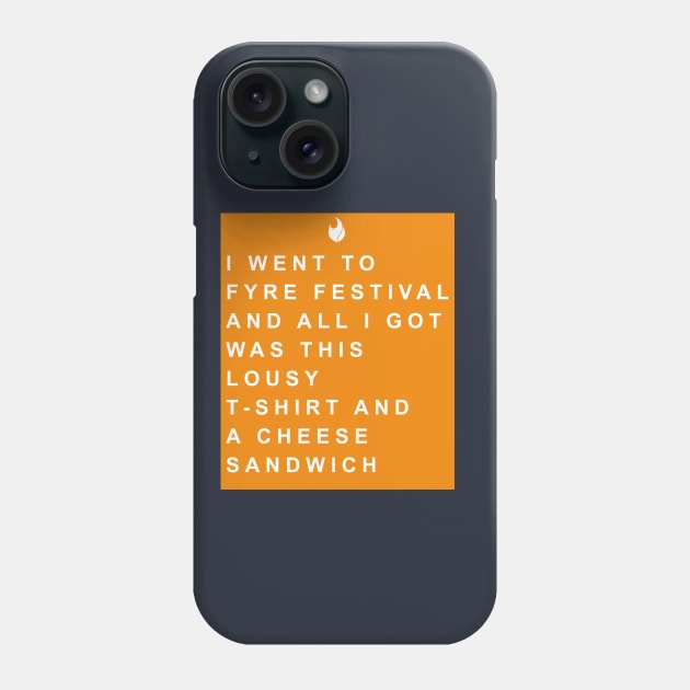 Fyre Souvenir Phone Case by drewbacca