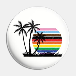 Sunset Progress Pride Pin