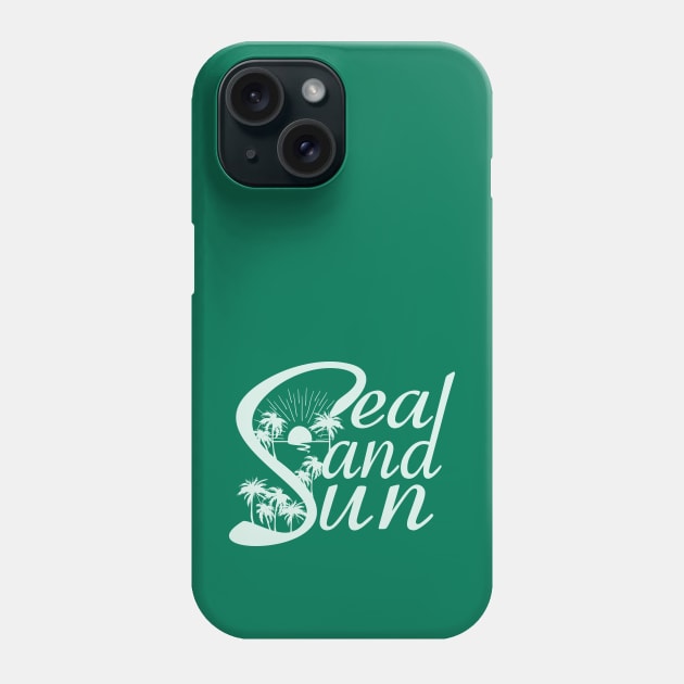 sea sand sun Phone Case by mkbl