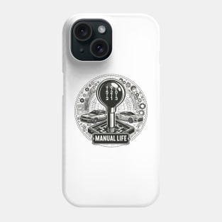 Manual gear shift Phone Case