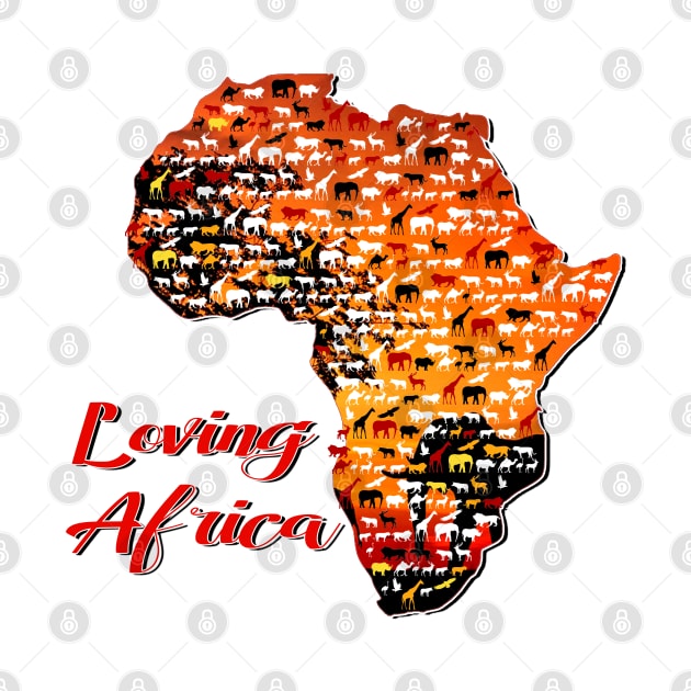 loving africa by KHMISSA ART