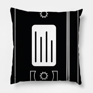 Vhs cassette Floppy disk nerd geek Retro gift Pillow