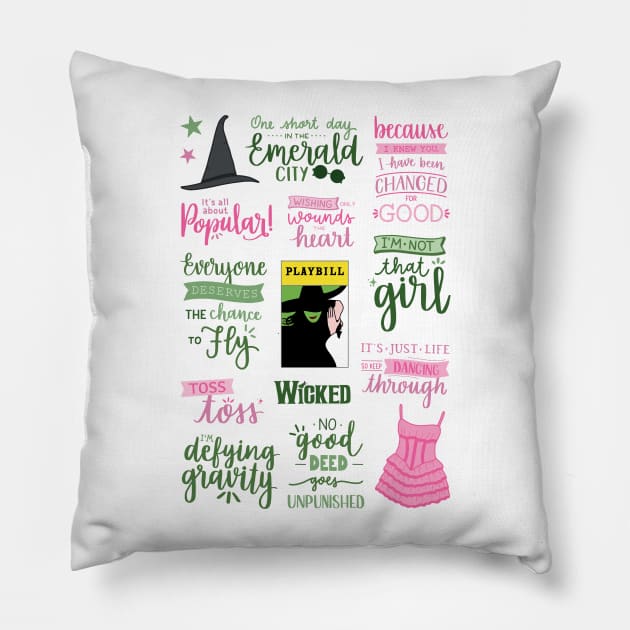 Musical - Broadway Pillow by lettersofjoy