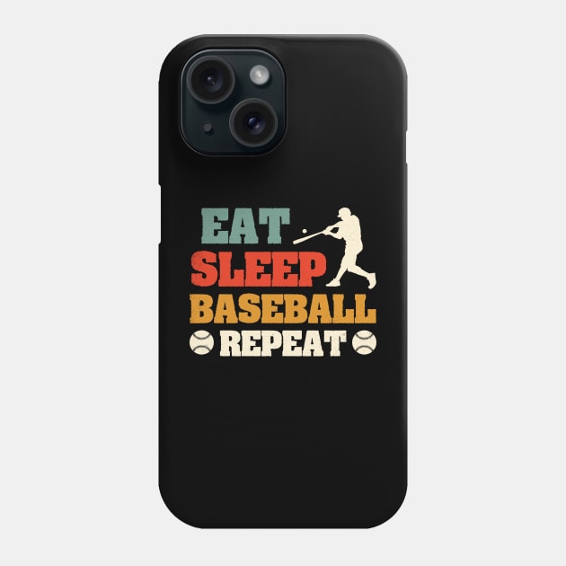 Eat Sleep Baseball Repeat Phone Case by busines_night