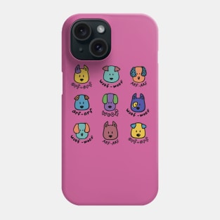 Dogs Faces Phone Case