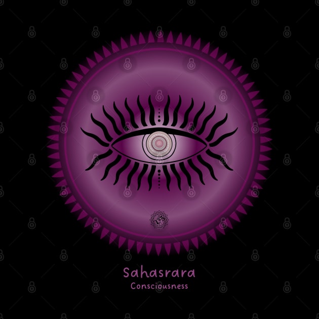 Third Eye, Meditative. Sahasrara, Consciousness. Crown Chakra. by Anahata Realm