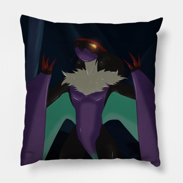 You dare come closer Pillow by Noxati